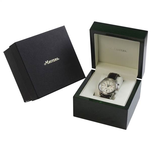 2013 Masters Tournament Ltd Ed Official Stainless Steel Watch in Original Emerald Box #619/750
