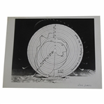 Original 1938 Bobby Jones Edgerton Study Patent Image w/ Stamp