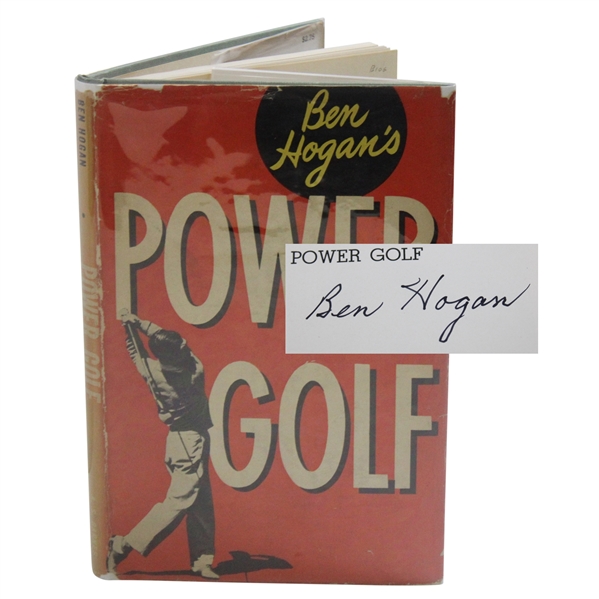 Ben Hogan Signed 1st Edition Power Golf Book