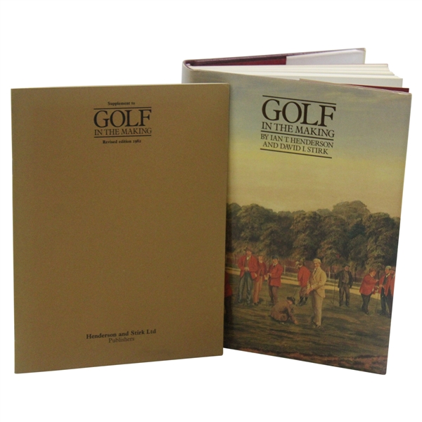 1979 Golf In The Making Deluxe Ltd Ed 93/300 Book Signed By Both Authors Henderson & Stirk