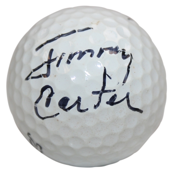 Jimmy Carter Signed Titleist Golf Ball JSA ALOA