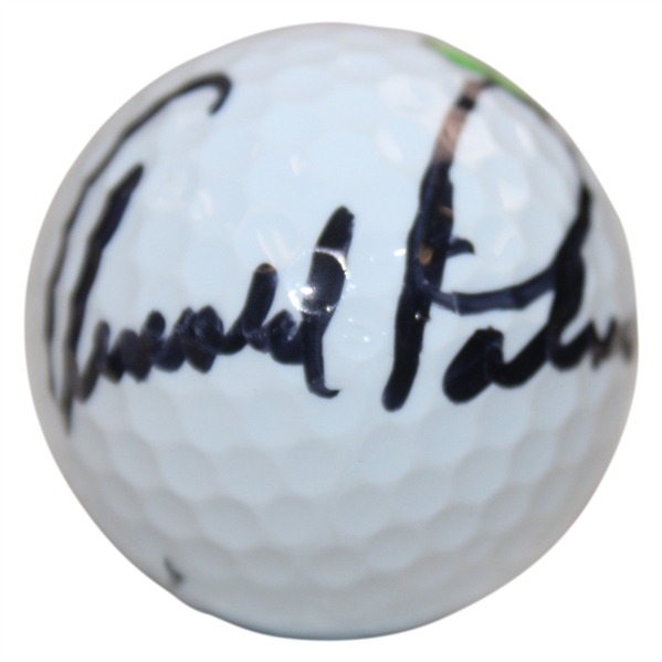 Arnold Palmer Signed Pinnacle Gold LS Prime Equipment Logo Golf Ball JSA ALOA