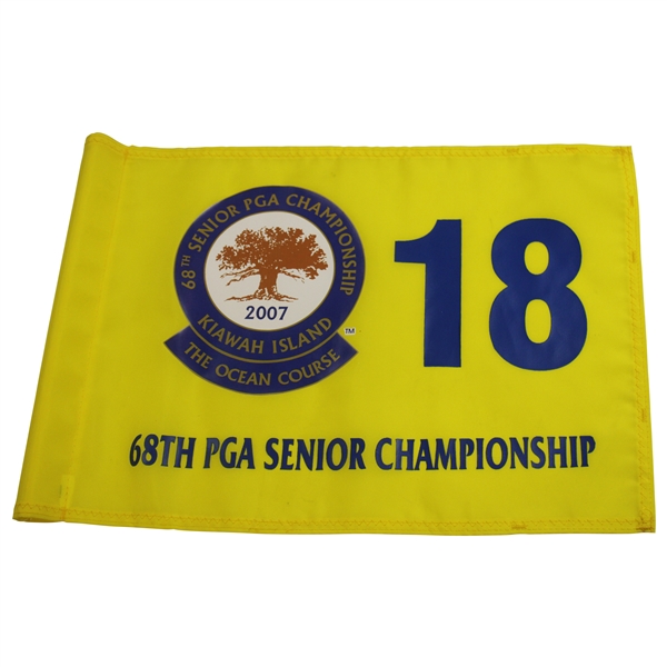 2007 Senior PGA Championship at Kiawah Island Course Flag - Watson Winner