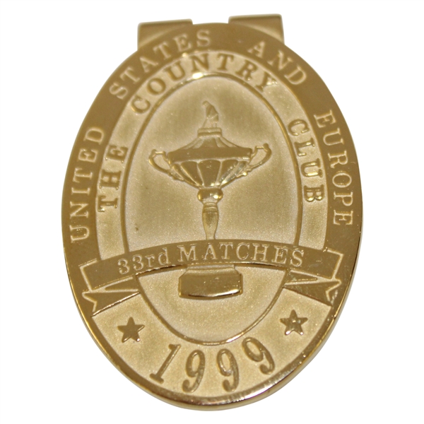 1999 Ryder Cup at The Country Club Commemorative Money Clip