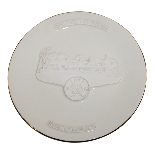 1993 Royal St. Georges The Open Plate No. 78 by Artist Bill Waugh in Box