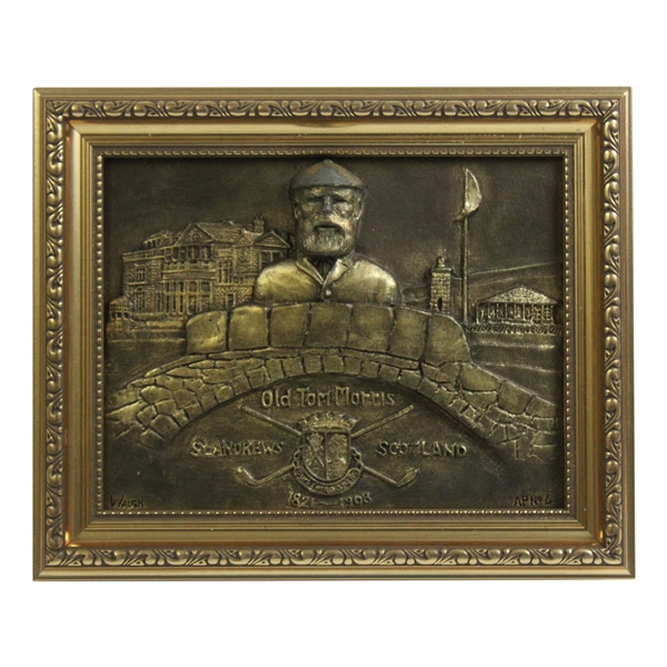 Old Tom Morris St. Andrews Artist Proof No. 4 Bronze Coated by Artist Bill Waugh