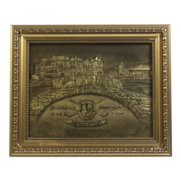 St. Andrews 1900-2000 Home of Golf Bronze Coated Ltd Ed #15/100 by Artist Bill Waugh