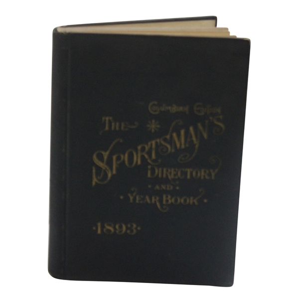 1893 The Sportsmans Directory & Yearbook Columbian Edition Book