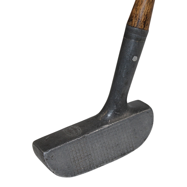 A. W. Gamage London Duplex Aluminum Head Putter With Hickory Shaft