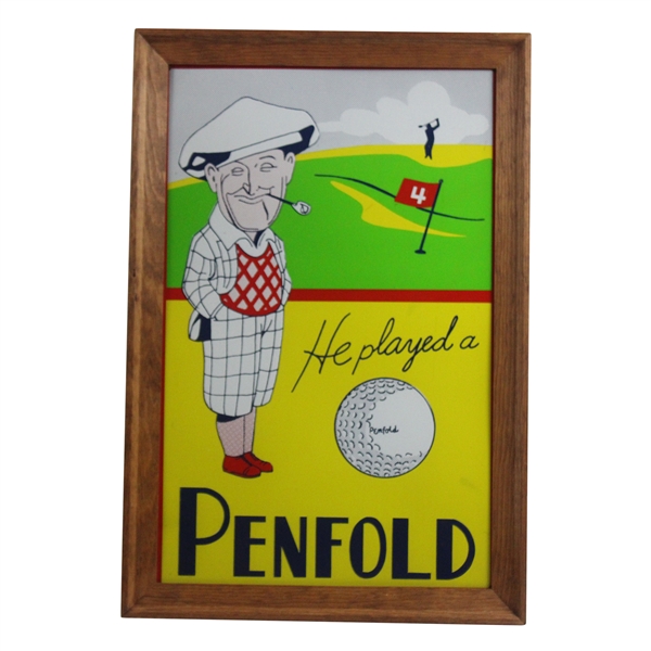 c.1991 He Played A Penfold Framed Advertisement 