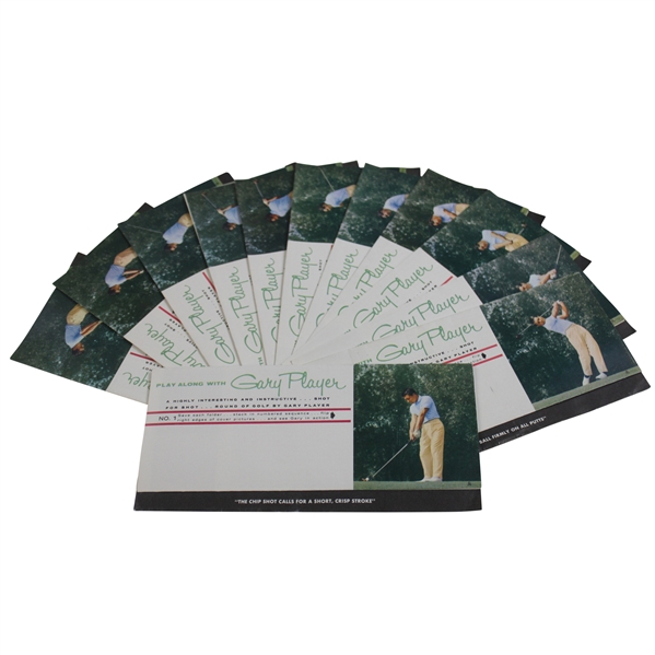 Twelve (12) Play Along With Gary Player Round of Golf Instructional Pamphlets