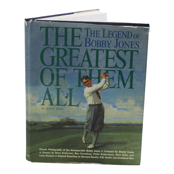 1996 The Legend of Bobby Jones The Greatest Of Them All Book by Martin Davis