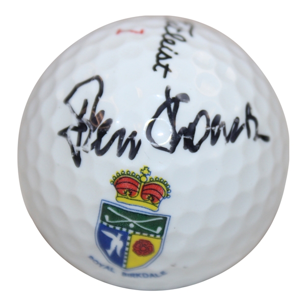 Peter Thomson Signed Titleist Royal Birkdale Logo 1 Golf Ball JSA ALOA