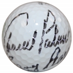 Big 3 Palmer, Nicklaus & Player Signed Masters Logo Slazenger Golf Ball JSA ALOA