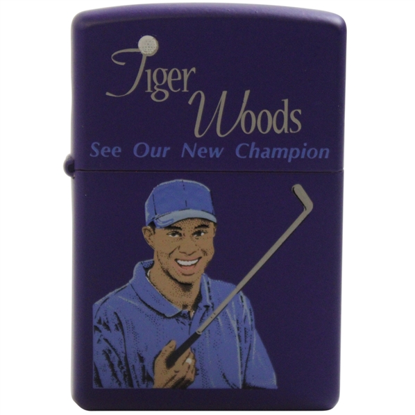 Tiger Woods See Our New Champion Ltd Ed The Golf Channel Zippo Lighter