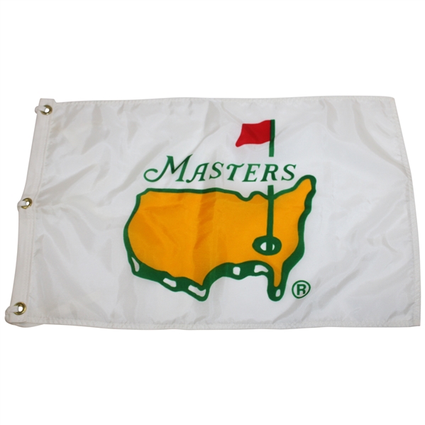 Classic 1993 Masters Tournament White with Yellow Logo Flag - 1st Masters Souvenir Flag