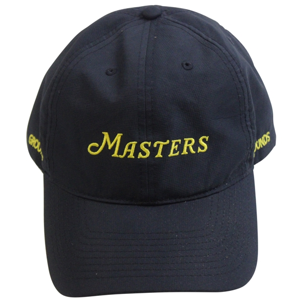 Masters Tournament Navy with Yellow GROUNDS Hat 