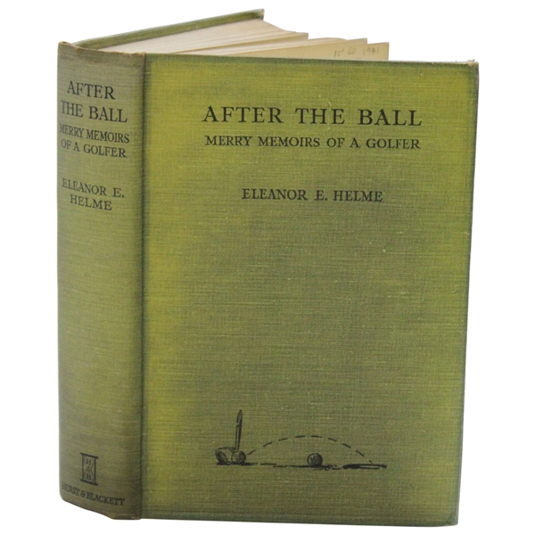 1931 After The Ball Merry Memoirs Of A Golfer Book by Eleanor Helme 