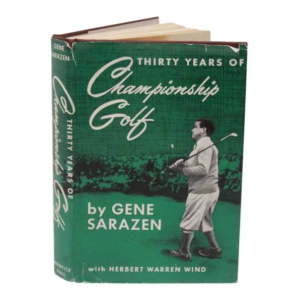 Gene Sarazen Signed 1950 Thirty Years Of Championship Golf First Edition JSA ALOA