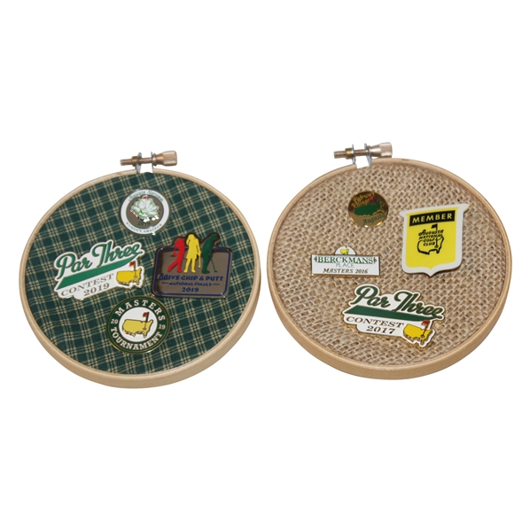 Eight (8) Masters Tournament Pins Including a Member Badge & More