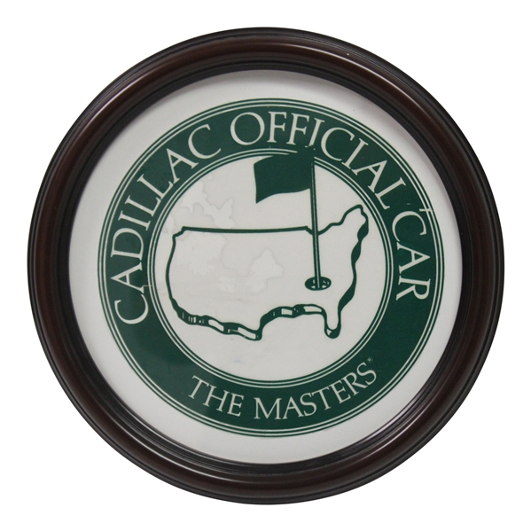 Cadillac Official Car Of The Masters Ad - Framed