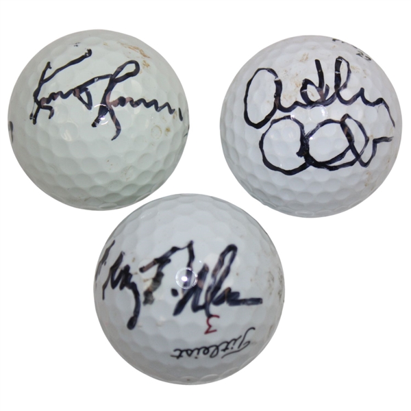 Kurt Russell, Craig T. Nelson & Anthony Anderson Signed Golf Balls JSA ALOA