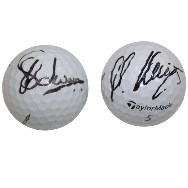Charl Schwartzel & Martin Kaymer Signed Golf Balls JSA ALOA