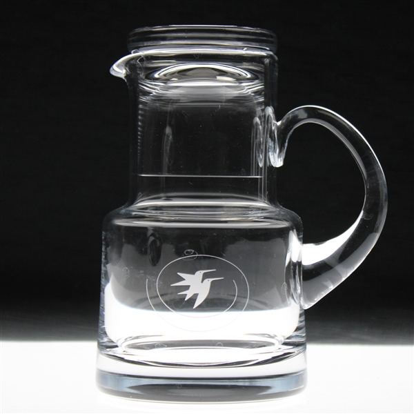 The International Golf Tournament Glass Pitcher with Glass Cup