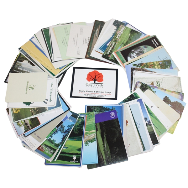 California - One-Hundred (100) Various Modern Golf Club/Course Official Scorecards