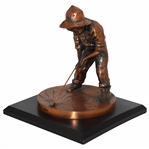 Pinehurst Country Club Balfour Putter Boy Bronze Sundial Statue