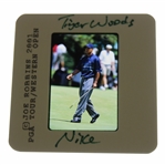 Tiger Woods Color Photo Negative - Joe Robbins 2001 Pga Tour/ Western Open