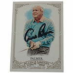 Arnold Palmer Signed 2012 Topps Allen and Ginter Golf Card JSA #P57613