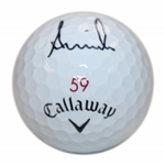 Annika Sorenstam Signed Callaway 59 Logo Golf Ball JSA ALOA