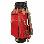 1996 Movie Tin Cup Golden Tassels Full Size Golf Bag Signed by Director Ron Shelton