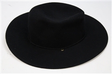 Chi Chi Rodriguez's Personal Black Wool Cowboy Hat 