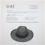 Chi Chi Rodriguez's Personal Cowboy Straw Hat Stamped 'Chi Chi Rodriguez' 