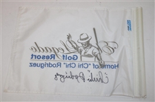 Chi Chi Rodriguez Signed El Legado Golf Resort Home Of Chi Chi Flag JSA ALOA