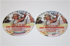 Large Group of Chi Chi's Banditos Pins - Yellow, Green & Two (2) Extra Large 1981 Hillcrest