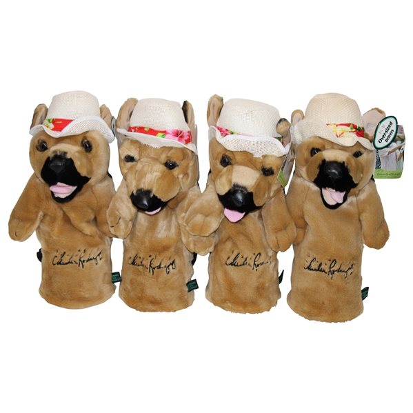 Four (4) Chi Chi Rodriguez Dog Club Headcovers Stitched Chi Chi Rodriguez 