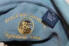 Chi Chi Rodriguez's Personal Eagle Dry Goods Co. Signature Series Blue Polo w/Sponsor - M
