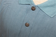 Chi Chi Rodriguez's Personal Eagle Dry Goods Co. Signature Series Blue Polo w/Sponsor - M