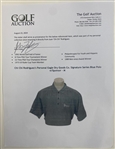 Chi Chi Rodriguez's Personal Eagle Dry Goods Co. Signature Series Blue Polo w/Sponsor - M