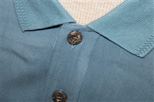 Chi Chi Rodriguez's Personal Eagle Dry Goods Co. Signature Series Blue Polo w/Sponsor - M