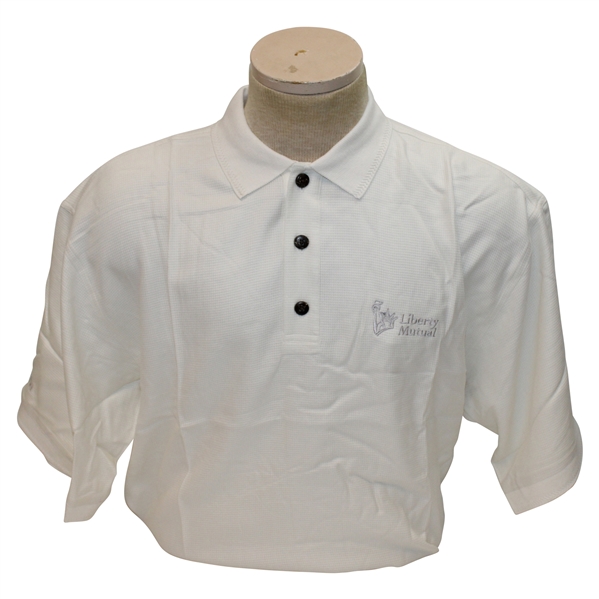 Chi Chi Rodriguezs Personal Eagle Dry Goods Co. Signature Series White Polo w/Sponsor - M