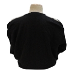 Chi Chi Rodriguez's Personal Pringle Black, White & Gray Diamond Pattern Cashmere Sweater w/Sponsor - M