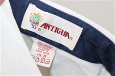 Chi Chi Rodriguez's Personal Antigua Red, White & Blue Polo w/Sponsor - M