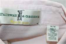 Chi Chi Rodriguez's Personal Fairway & Greene Pink Polo w/Sponsor - M