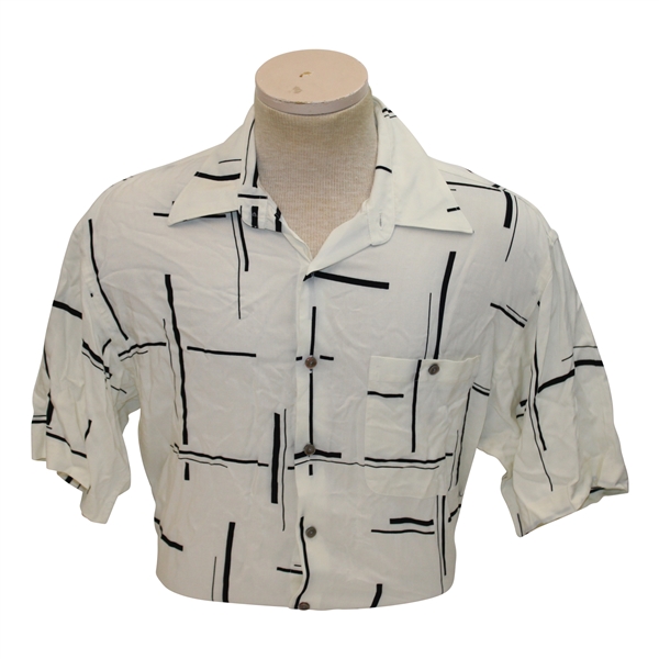 Chi Chi Rodriguezs Personal Riscatto Imported European Fabric Tan Button Down Shirt - M