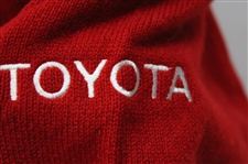 Chi Chi Rodriguez's Personal Pringle Red Cashmere Sweater w/Sponsor 