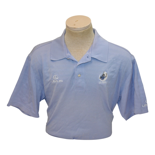Chi Chi Rodriguezs Personal El Legado Golf Resort Purple Polo w/Sponsor - M